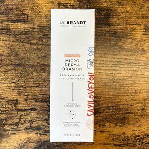 Dr. Brandt Microdermabrasion Renewing Face Exfoliator 2.1 oz NIB Full Size